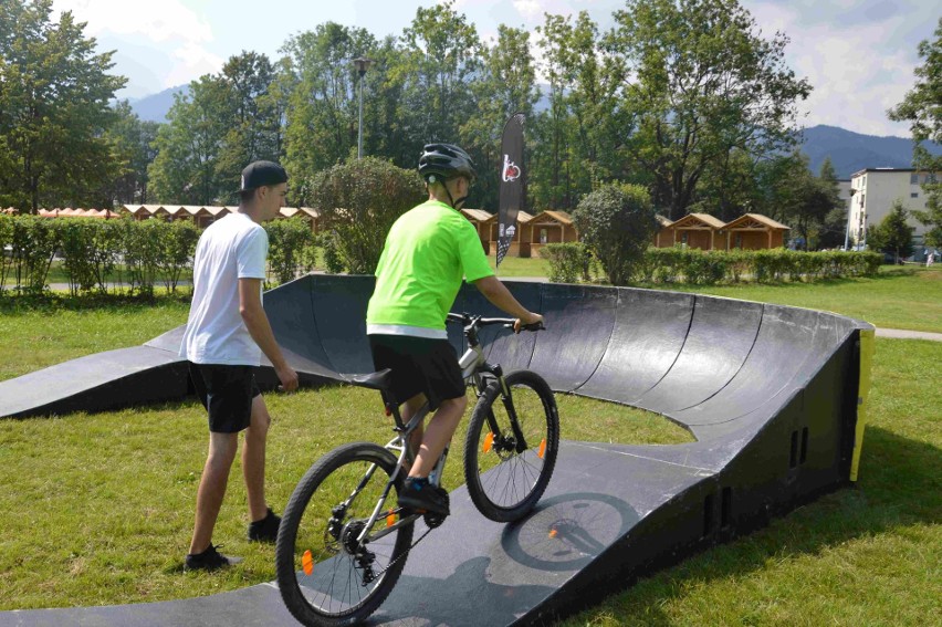 Zakopane. Tor pumptrackowy dla każdego chętnego rowerzysty [ZDJĘCIA]