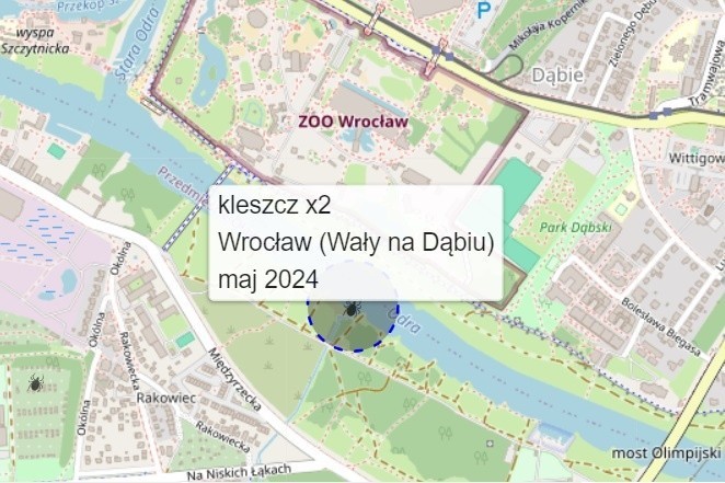 W tych miejscach we Wrocławiu internauci zgłosili pojawienie...