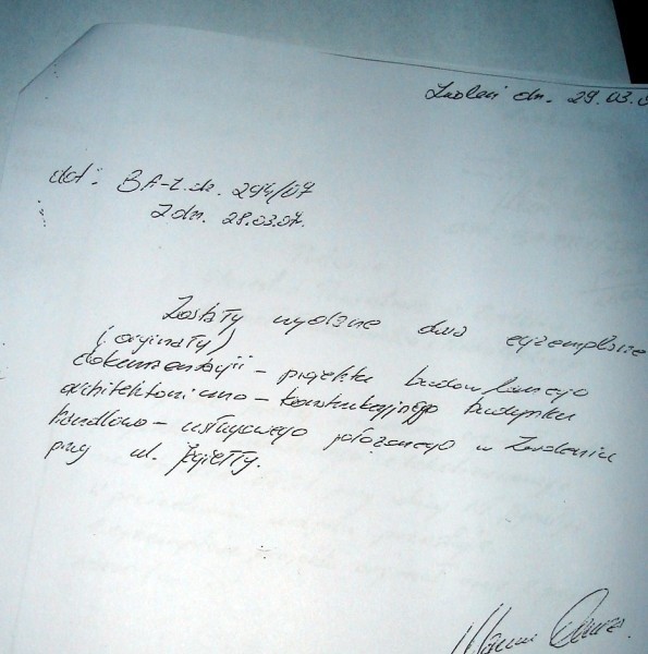 Zdaniem Dariusza Serodzińskiego ten dokument został sfałszowany.