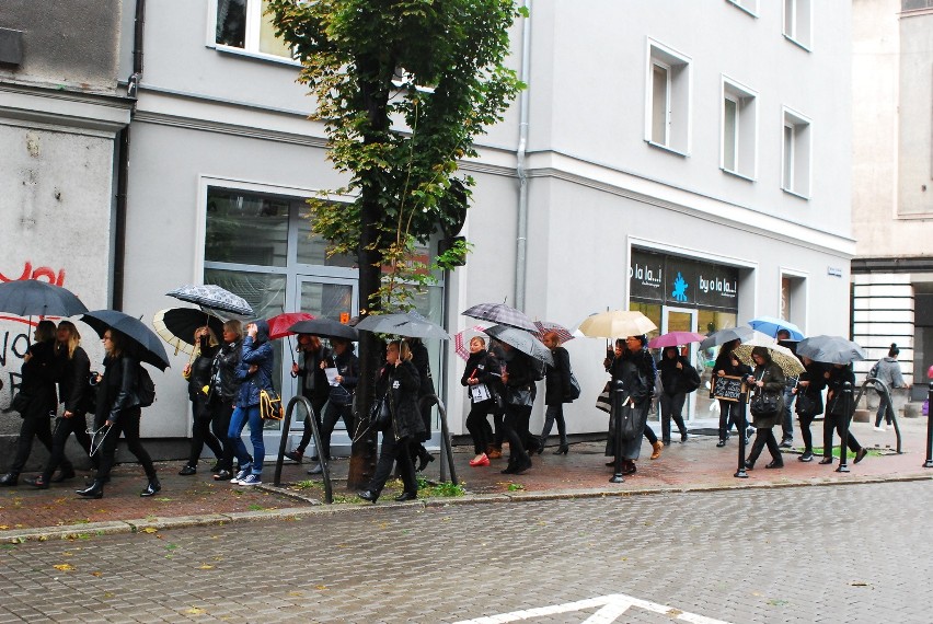 Czarny protest w Bytomiu ZDJĘCIA + WIDEO