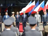 Premier Polski Mateusz Morawiecki i premier Czech Petr Fiala oficjalnie w Międzynarodowym Centrum Kongresowym rozpoczęli konsultacje