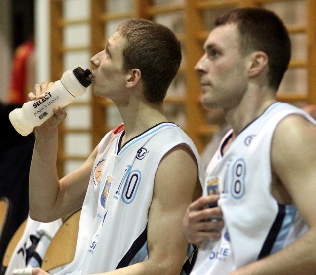 Zawodnicy opolskiej drużyny: Bartosz Zubik (z lewej) i Bartosz Kasperski