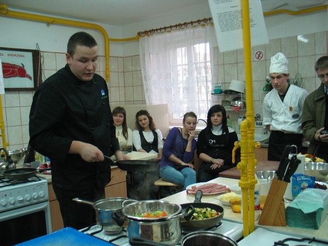 Gościem konkursu był wyśmienity kucharz z Poznania Tomasz Maćkowiak