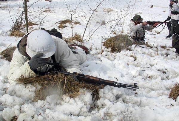 Rekonstrukcja walk o Stalingrad w Orzechowcach...