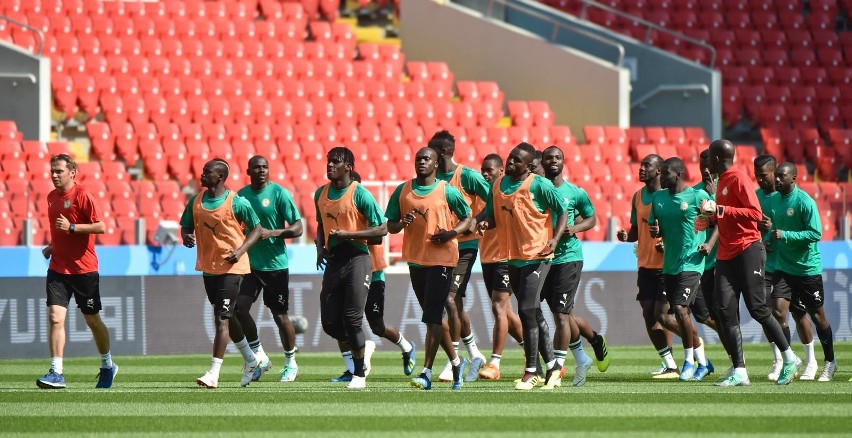 Reprezentacja Senegalu trenowała przed meczem z Polską