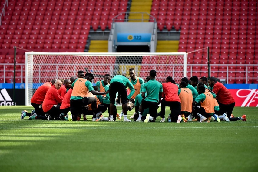 Reprezentacja Senegalu trenowała przed meczem z Polską
