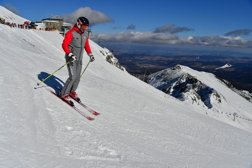 Prezydent Andrzej Duda jeździł na nartach na Kasprowym Wierchu [ZDJĘCIA]
