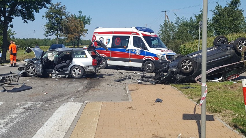 W tym wypadku w Ciepielowie ranne zostały cztery osoby.