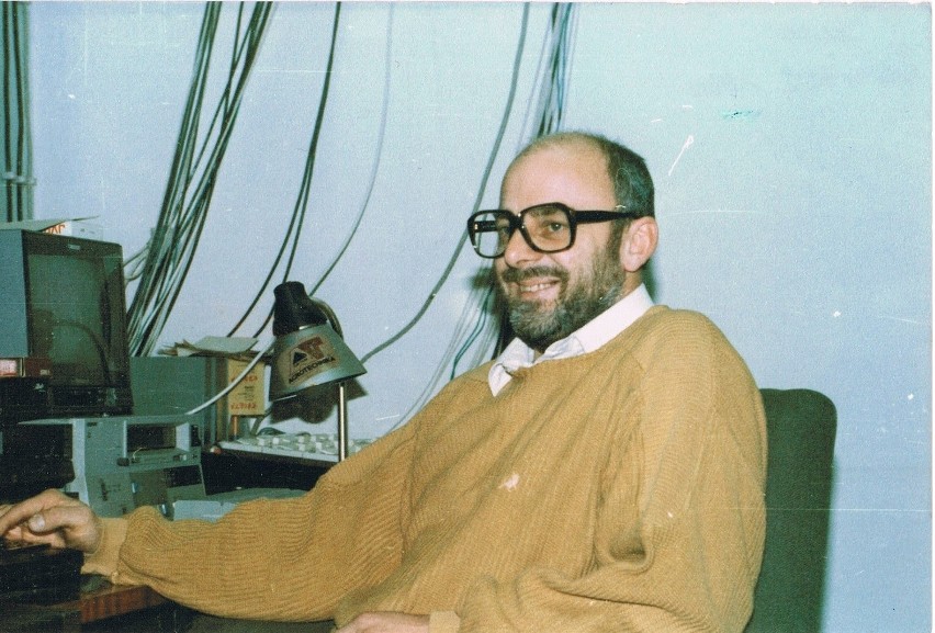 Ryszard Szołtysik na montażu, 1990 r. Ryszard był szefem...