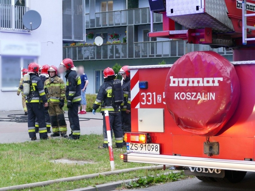 Do pożaru solarium w bloku przy ul. Nowowiejskiego w...