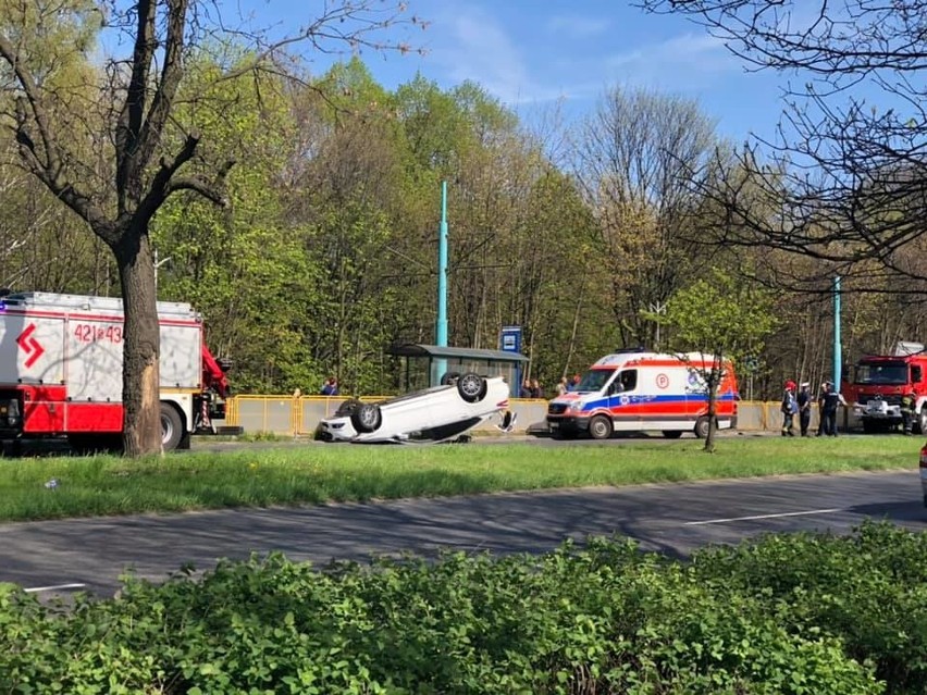 Do groźnie wyglądającego wypadku doszło w Katowicach na ul....