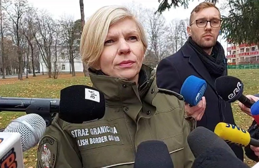 Mjr Katarzyna Zdanowicz, rzecznik prasowy Podlaskiego...