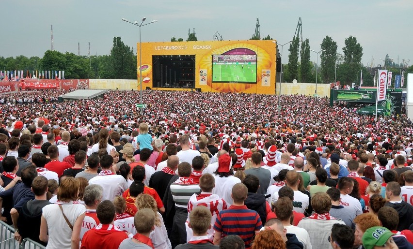 Strefa Kibica na Euro 2012 w Gdańsku. Podobnej w tym roku...