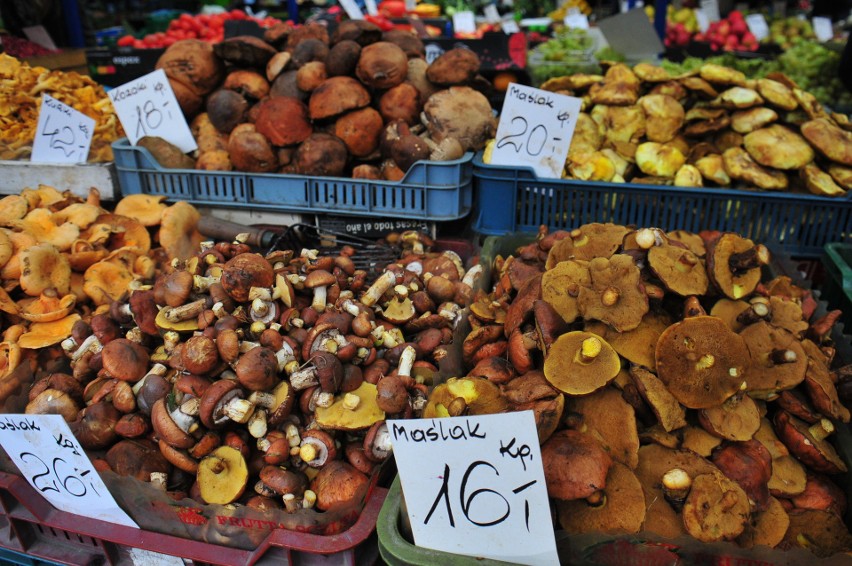 Sezon grzybowy w pełni, zobacz jakie grzyby sprzedają na Starym Kleparzu [GALERIA]