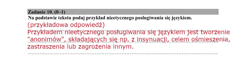 MATURA 2018 POLSKI: ODPOWIEDZI NA PYTANIA. ROZWIĄZANE...