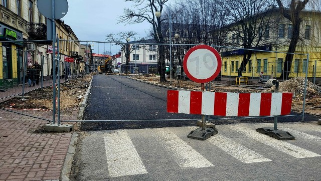 Część remontowanej ulicy Reymonta w Radomsku będzie przejezdna. Kierowcy mogą przygotować się na zmiany