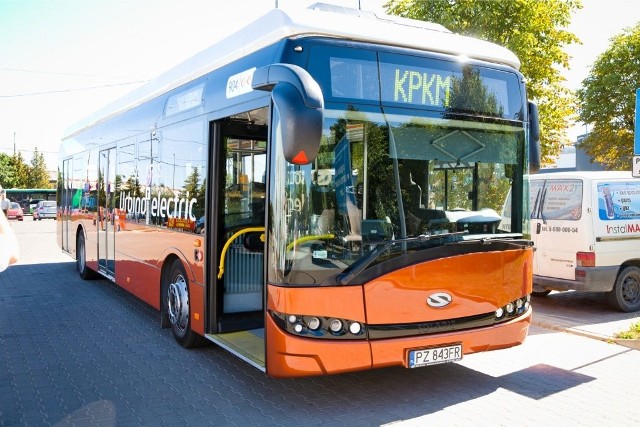KPKM Białystok testuje autobus Solaris Urbino EE. Dzisiaj kursuje na linii nr 8, od jutra będzie jeździł na linii nr 2.
