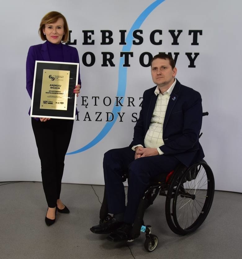 Plebiscyt Sportowy 2020. Andrzej Wójcik z wyróżnieniem Niepełnosprawny Sportowiec Roku [WIDEO]