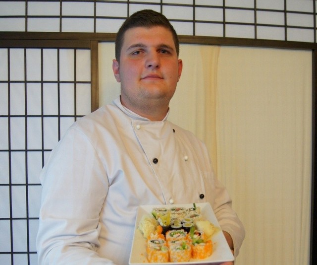 Damian Stachura - Sushi Master Wasabi Sushi zaprasza do zamówienia japońskich zestawów.