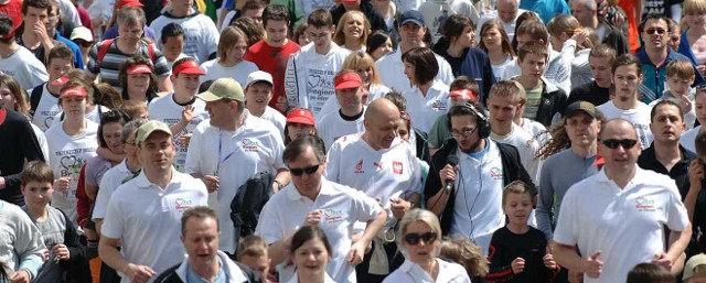 W biegu wzięło udział około 3000 osób.