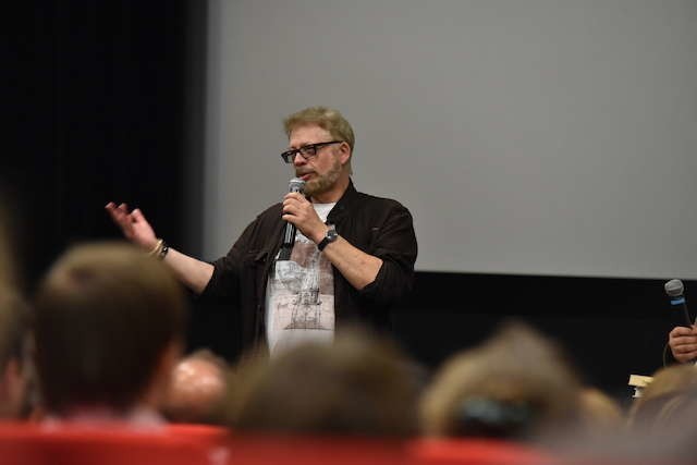 Tomasz Raczek podczas spotkania w kinie CSW