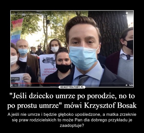 Krzysztof Bosak skomentował wyrok TK ws. aborcji. Co na to...