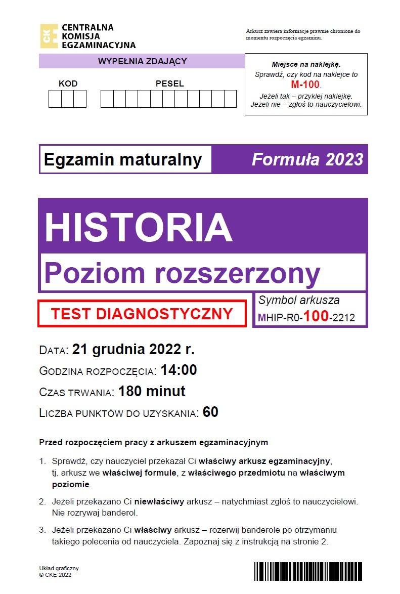 Matura próbna z historii 2023 za nami. Mamy arkusz CKE i odpowiedzi. Jak uczniom poszedł egzamin z historii?