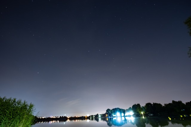 Perseidy na niebie nad Krakowem