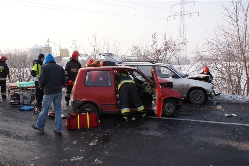 Opel zderzyl sie z cinquecento