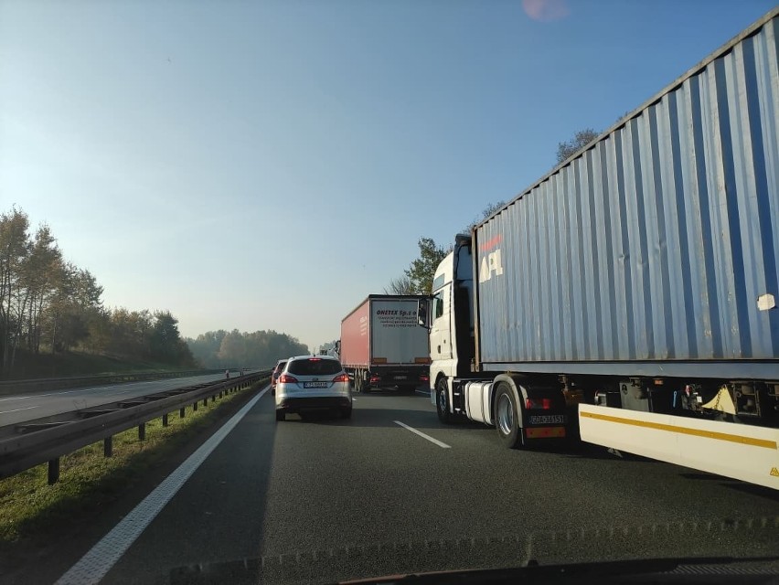 Wypadek na obwodnicy Krakowa