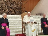 Pielgrzymi z archidiecezji łódzkiej po audiencji specjalnej u papieża Franciszka w Watykanie