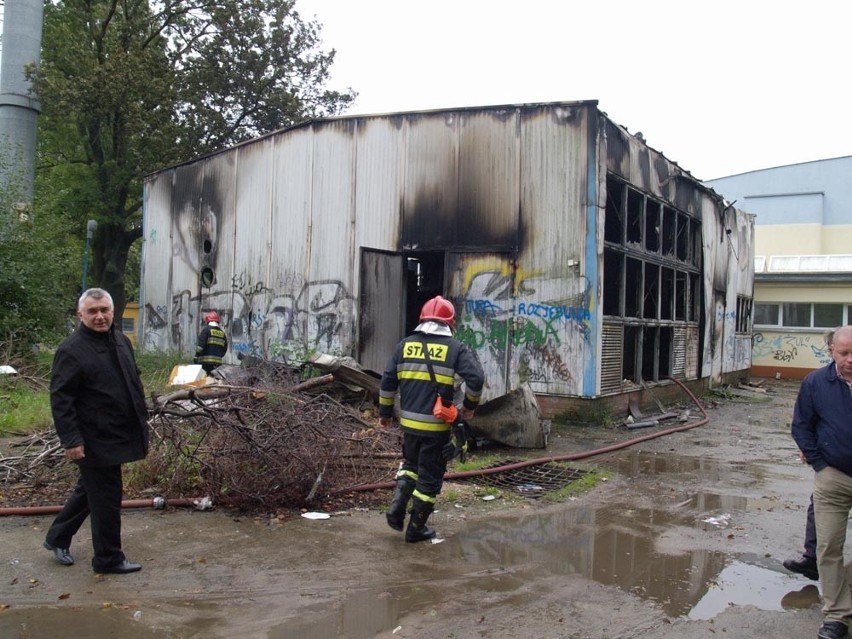 Pożar w kotłowni w Koszalinie