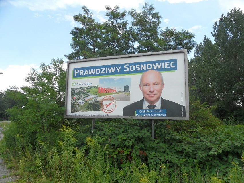 Sosnowiec: Prezydent Górski na billboardach. Oponenci krytykują kampanię [ZDJĘCIA]