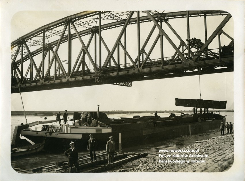 Demontaż mostu w Opaleniu rozpoczął się wiosną 1928 roku
