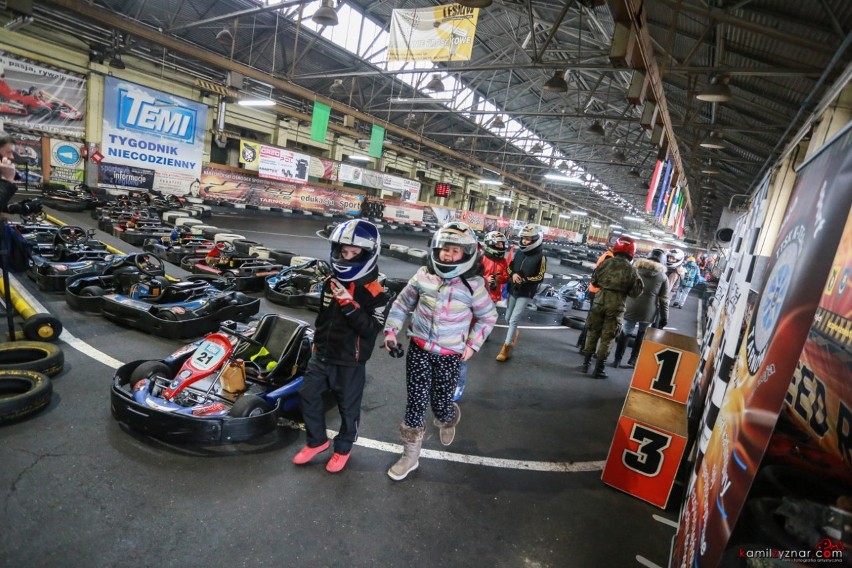 Karting w Tarnowie popularny także w czasie zimowych ferii