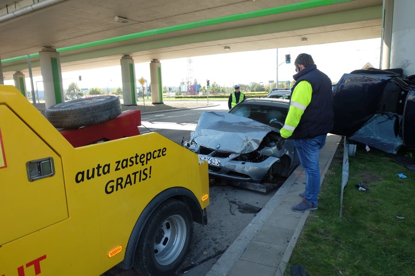 Wypadek na skrzyżowaniu ulic gen. Sosabowskiego i Kazimierza...