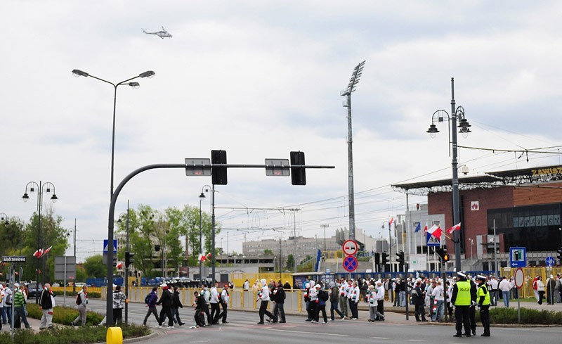 Przyjazd kibiców Legii Warszaw i Lecha Poznań na mecz Pucharu Polski