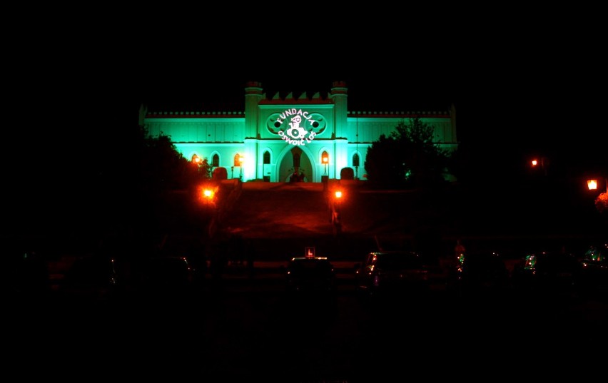 Zamek Lubelski zabłysnął w zielonych kolorach nadziei