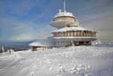 Tak budowano obserwatorium meteorologiczne na Śnieżce w Karkonoszach [ARCHIWALNE ZDJĘCIA]