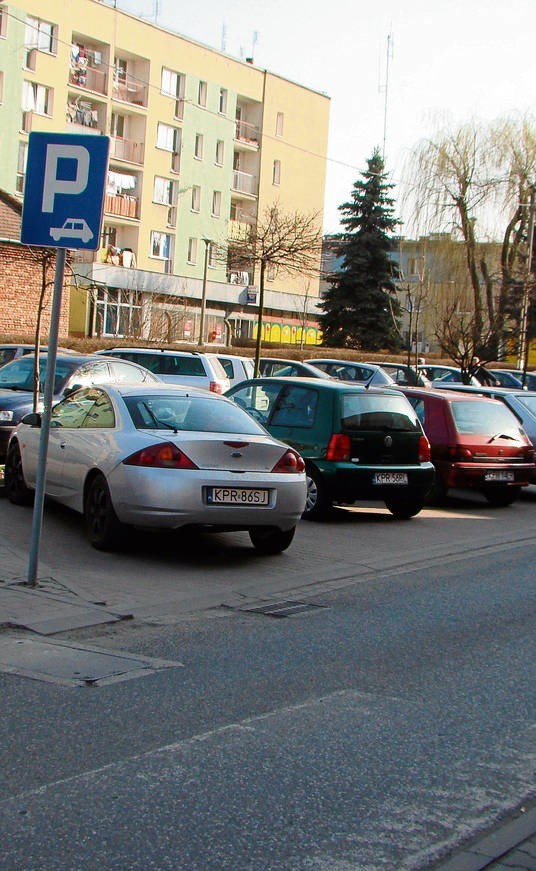 Parking na ulicy Mikołaja Reja