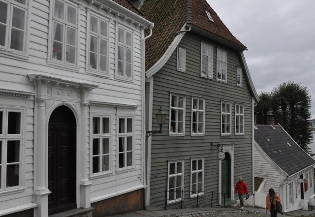 Drewniane domy Gamle Bergen