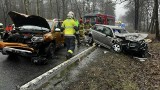 Wypadek trzech aut na DK 10 w Emilianowie. Pięć osób rannych, w tym dziecko - zdjęcia