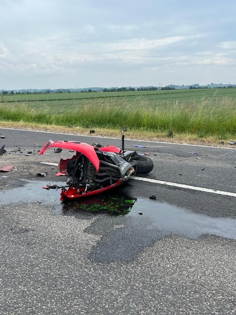 [AKTUALIZACJA] Śmiertelny wypadek w Kurowie. Nie żyje dwoje motocyklistów. Droga została odblokowana