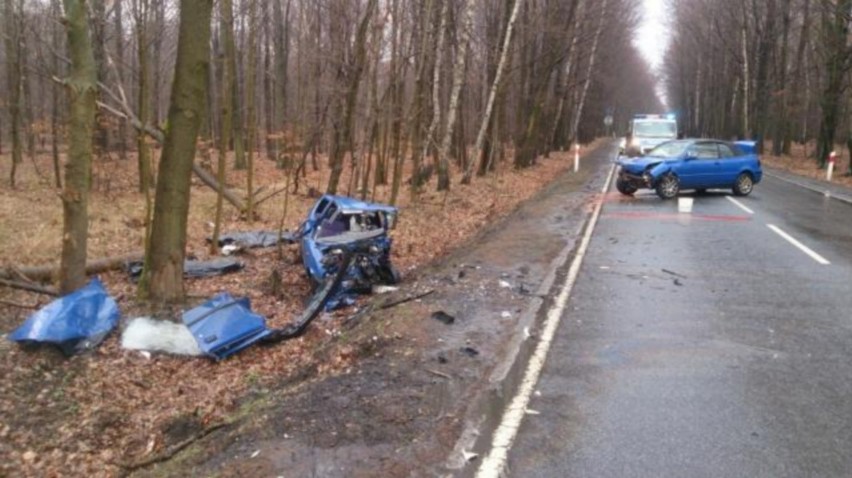 Wypadek w Katowicach na ul. Szarych Szeregów zakończył się...