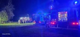 Duży pożar kurnika w pow. toruńskim. 48-latek trafił do szpitala - zdjęcia z akcji