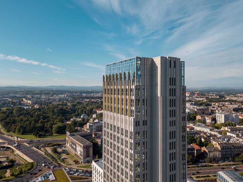 Kraków. Do wylicytowania niecodzienne widoki. Zwiedzanie najwyższego budynku na aukcji Wielkiej Orkiestry Świątecznej Pomocy [ZDJĘCIA]