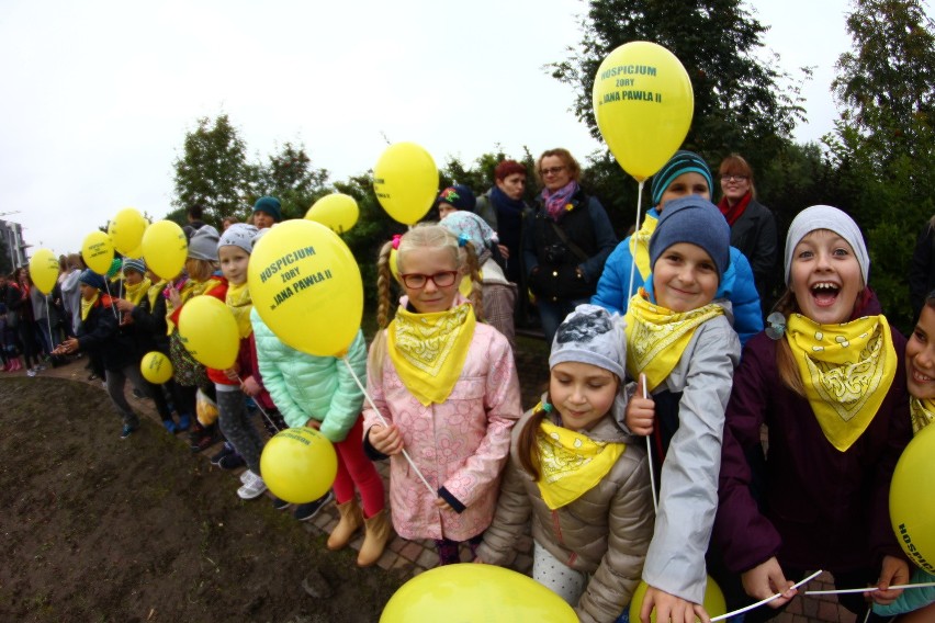 W Żorach zasadzili prawie 1000 żonkili, tworząc "Pole Nadziei" przy hospicjum