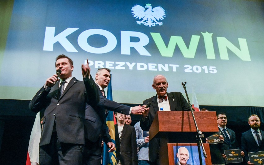 Janusz Korwin-Mikke znowu na prowadzeniu w prawyborach...