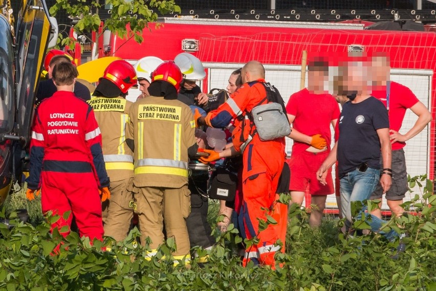 Dramatyczne sceny na basenie w Katowicach Burowcu. Mężczyzna...