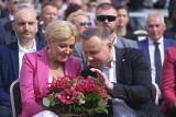 "Agata Kornhauser-Duda" podlana szampanem! Nowa odmiana tulipana nazwanego imieniem pierwszej damy ochrzczona w Chrzypsku Wielkim [ZDJĘCIA]